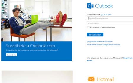 outlook y hotmail