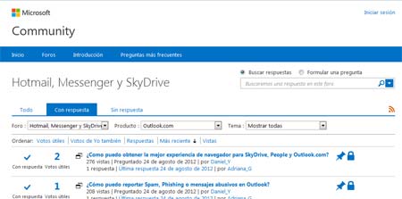 foros outlook hotmail